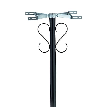 Gibraltar Decorative Round Mailbox Post PBK000AM